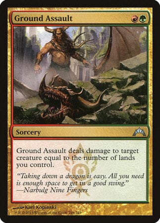 Ground Assault [Gatecrash] MTG Single Magic: The Gathering  | Multizone: Comics And Games