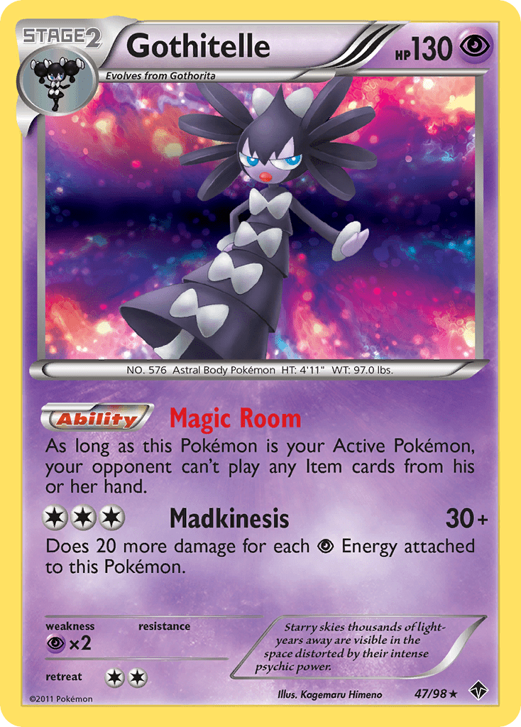 Gothitelle (47/98) [Black & White: Emerging Powers] Pokemon Single Pokémon  | Multizone: Comics And Games