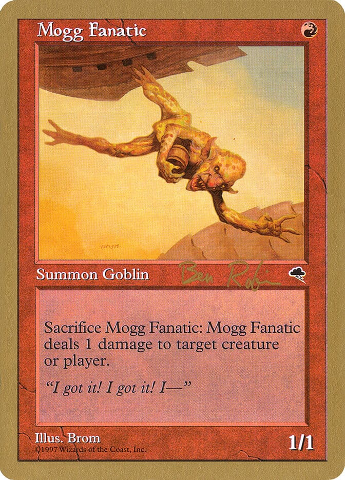 Mogg Fanatic (Ben Rubin) [World Championship Decks 1998] MTG Single Magic: The Gathering  | Multizone: Comics And Games