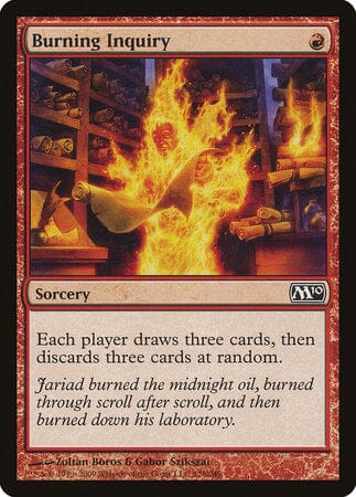 Burning Inquiry [Magic 2010] MTG Single Magic: The Gathering  | Multizone: Comics And Games