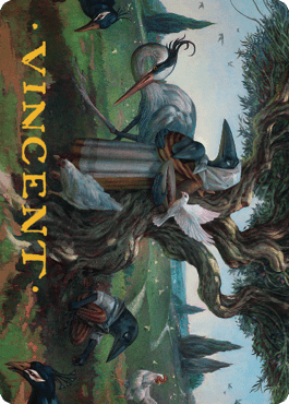 Kindred Discovery Art Card (Gold-Stamped Signature) [Commander Legends: Battle for Baldur's Gate Art Series] MTG Single Magic: The Gathering  | Multizone: Comics And Games
