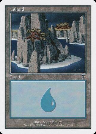 Island (332) [Seventh Edition] MTG Single Magic: The Gathering  | Multizone: Comics And Games