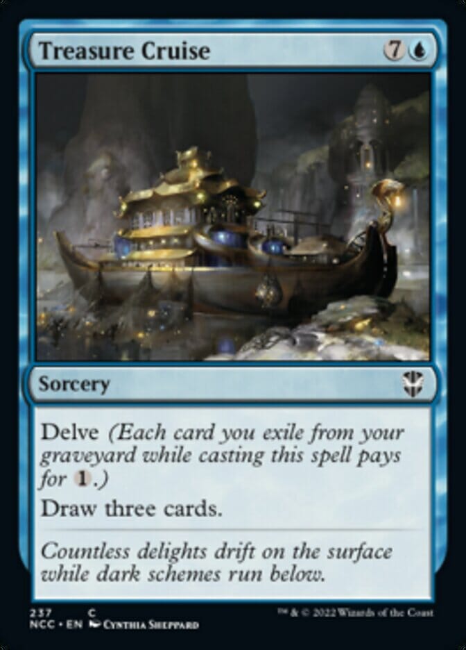 Treasure Cruise [Streets of New Capenna Commander] MTG Single Magic: The Gathering  | Multizone: Comics And Games