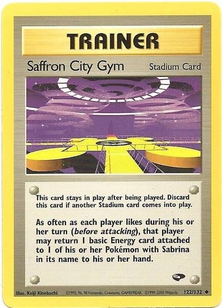 Saffron City Gym (122/132) [Gym Challenge Unlimited] Pokemon Single Pokémon  | Multizone: Comics And Games