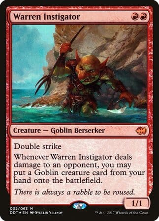 Warren Instigator [Duel Decks: Merfolk vs. Goblins] MTG Single Magic: The Gathering  | Multizone: Comics And Games