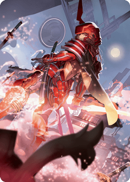 Peerless Samurai Art Card [Kamigawa: Neon Dynasty Art Series] MTG Single Magic: The Gathering  | Multizone: Comics And Games