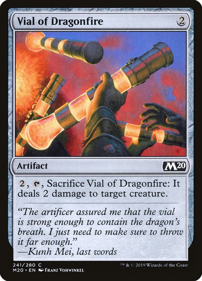 Vial of Dragonfire [Core Set 2020] MTG Single Magic: The Gathering  | Multizone: Comics And Games