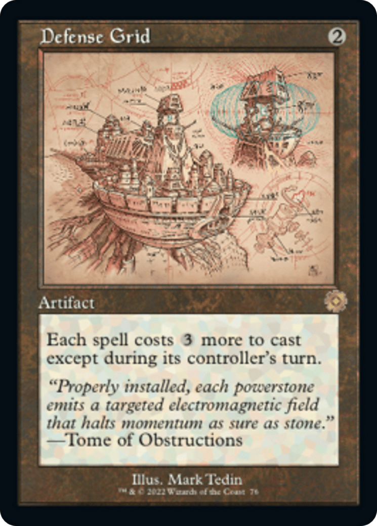 Defense Grid (Retro Schematic) [The Brothers' War Retro Artifacts] MTG Single Magic: The Gathering  | Multizone: Comics And Games