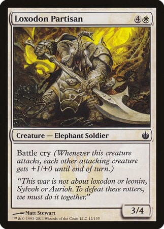 Loxodon Partisan [Mirrodin Besieged] MTG Single Magic: The Gathering  | Multizone: Comics And Games