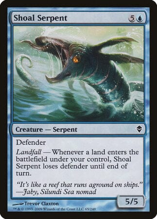 Shoal Serpent [Zendikar] MTG Single Magic: The Gathering  | Multizone: Comics And Games