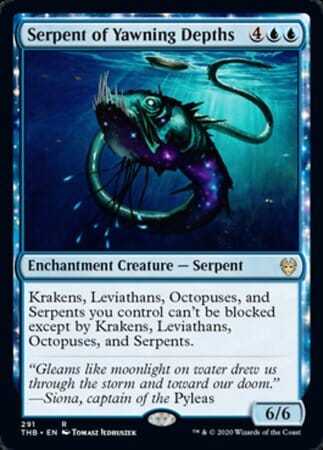 Serpent of Yawning Depths [Theros Beyond Death] MTG Single Magic: The Gathering  | Multizone: Comics And Games