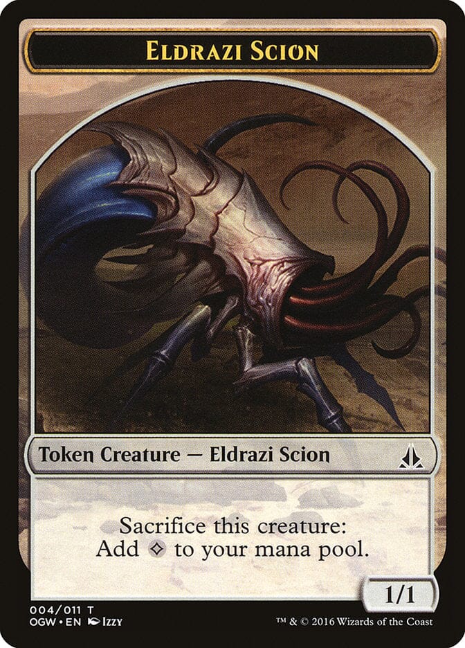 Eldrazi Scion (004/011) [Oath of the Gatewatch Tokens] MTG Single Magic: The Gathering  | Multizone: Comics And Games