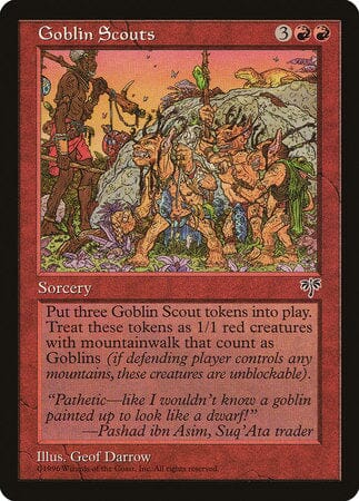 Goblin Scouts [Mirage] MTG Single Magic: The Gathering  | Multizone: Comics And Games