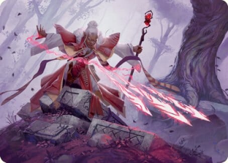 Magic Missile Art Card [Dungeons & Dragons: Adventures in the Forgotten Realms Art Series] MTG Single Magic: The Gathering  | Multizone: Comics And Games