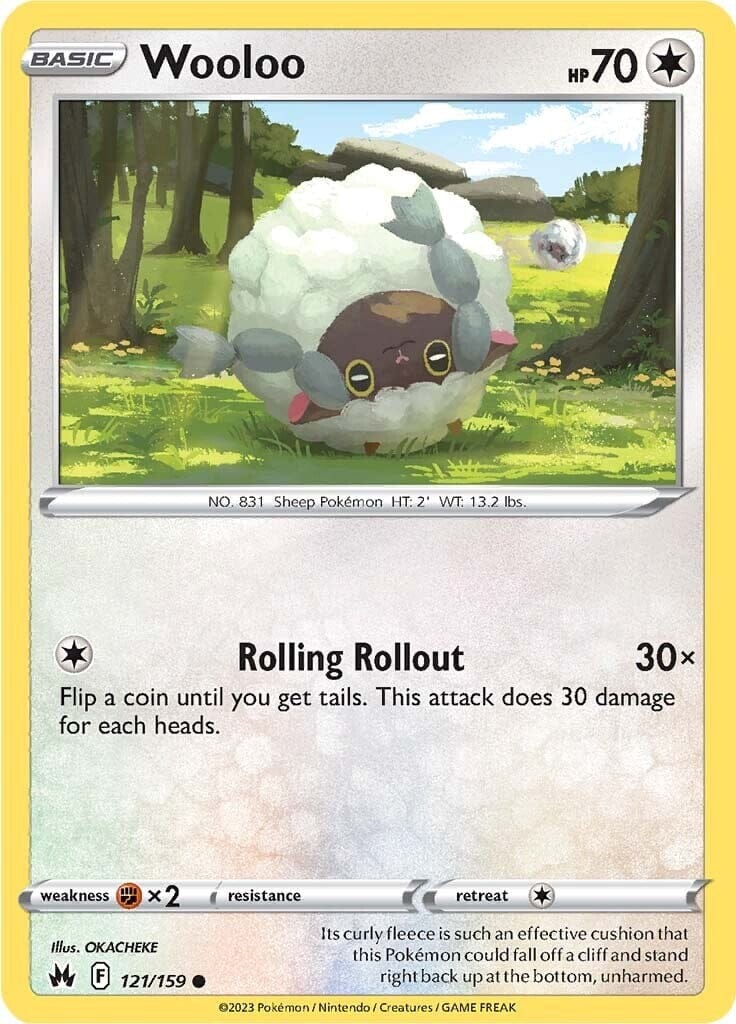 Wooloo (121/159) [Sword & Shield: Crown Zenith] Pokemon Single Pokémon  | Multizone: Comics And Games