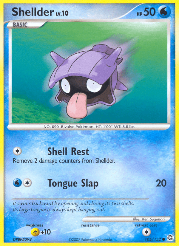 Shellder (105/132) [Diamond & Pearl: Secret Wonders] Pokemon Single Pokémon  | Multizone: Comics And Games