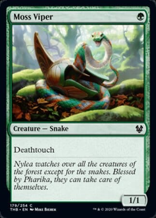 Moss Viper [Theros Beyond Death] MTG Single Magic: The Gathering  | Multizone: Comics And Games