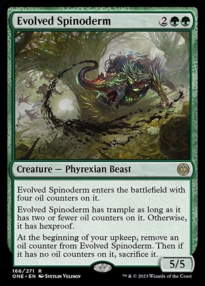 Evolved Spinoderm [Phyrexia: All Will Be One] MTG Single Magic: The Gathering  | Multizone: Comics And Games