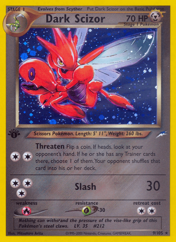 Dark Scizor (9/105) [Neo Destiny 1st Edition] Pokemon Single Pokémon  | Multizone: Comics And Games