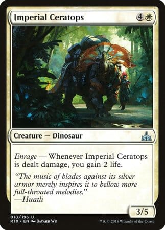 Imperial Ceratops [Rivals of Ixalan] MTG Single Magic: The Gathering  | Multizone: Comics And Games