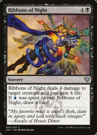 Ribbons of Night [GRN Guild Kit] MTG Single Magic: The Gathering  | Multizone: Comics And Games