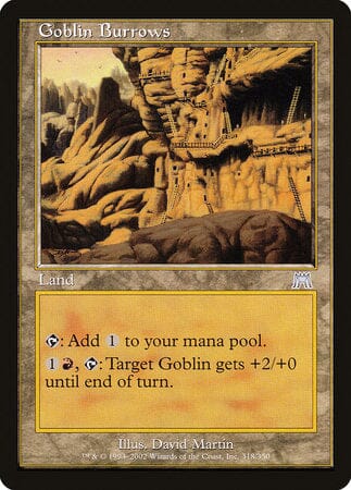 Goblin Burrows [Onslaught] MTG Single Magic: The Gathering  | Multizone: Comics And Games