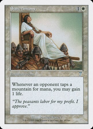 Sanctimony [Seventh Edition] MTG Single Magic: The Gathering  | Multizone: Comics And Games