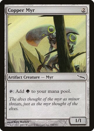 Copper Myr [Mirrodin] MTG Single Magic: The Gathering  | Multizone: Comics And Games