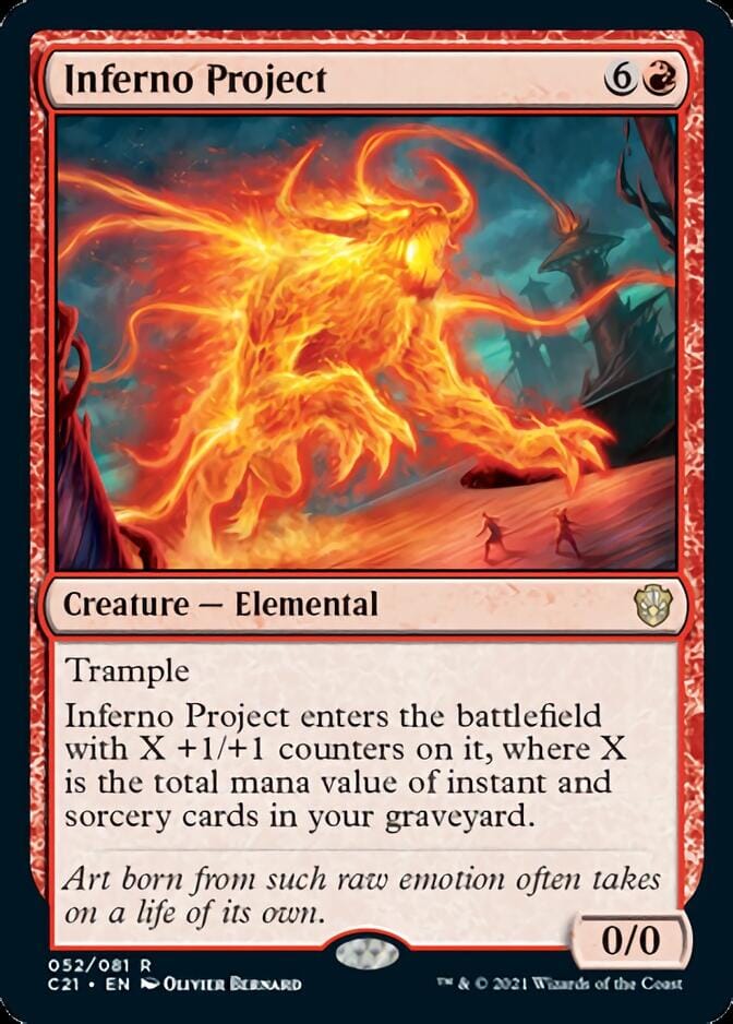 Inferno Project [Commander 2021] MTG Single Magic: The Gathering  | Multizone: Comics And Games