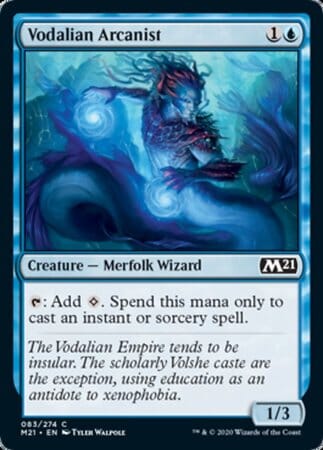 Vodalian Arcanist [Core Set 2021] MTG Single Magic: The Gathering  | Multizone: Comics And Games