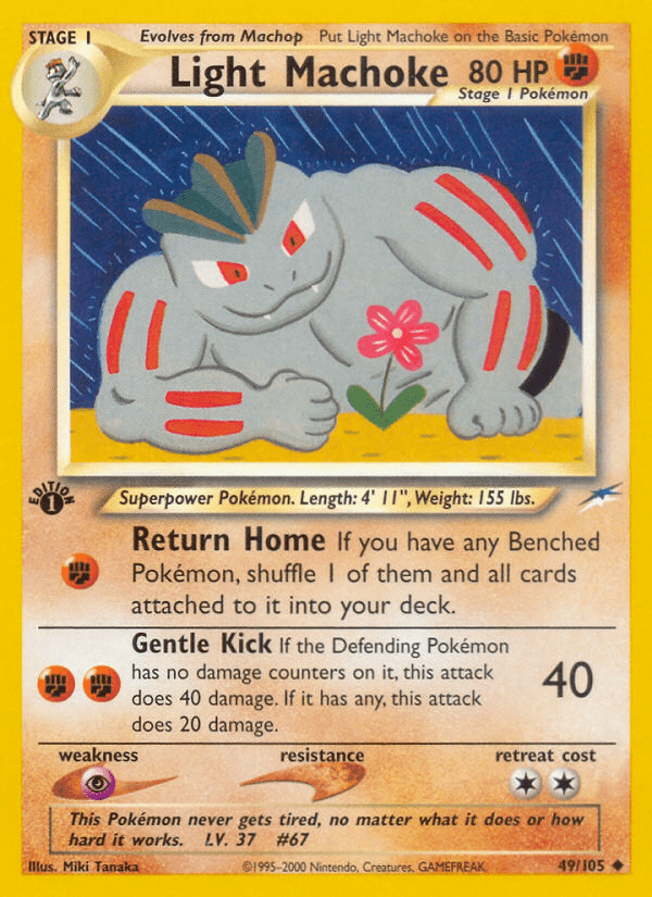 Light Machoke (49/105) [Neo Destiny 1st Edition] Pokemon Single Pokémon  | Multizone: Comics And Games