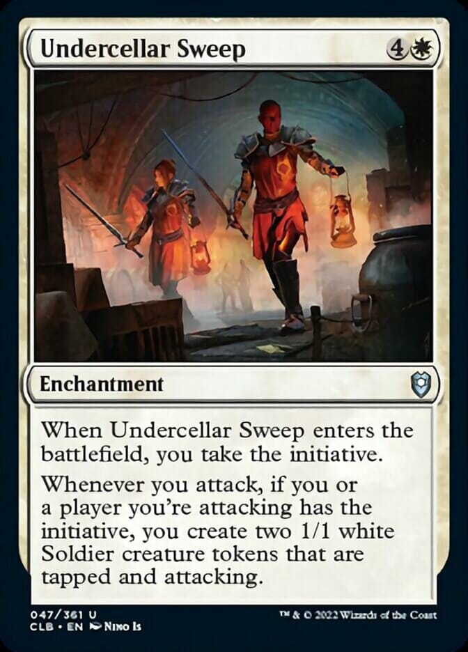 Undercellar Sweep [Commander Legends: Battle for Baldur's Gate] MTG Single Magic: The Gathering  | Multizone: Comics And Games