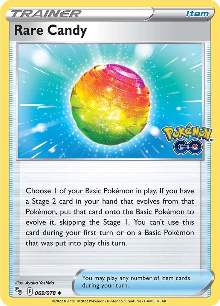 Rare Candy (069/078) [Pokémon GO] Pokemon Single Pokémon  | Multizone: Comics And Games