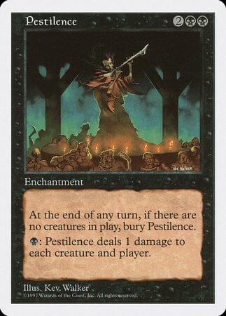Pestilence [Fifth Edition] MTG Single Magic: The Gathering  | Multizone: Comics And Games