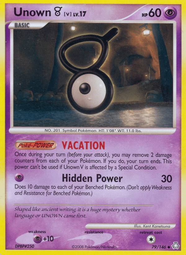Unown V (79/146) [Diamond & Pearl: Legends Awakened] Pokemon Single Pokémon  | Multizone: Comics And Games