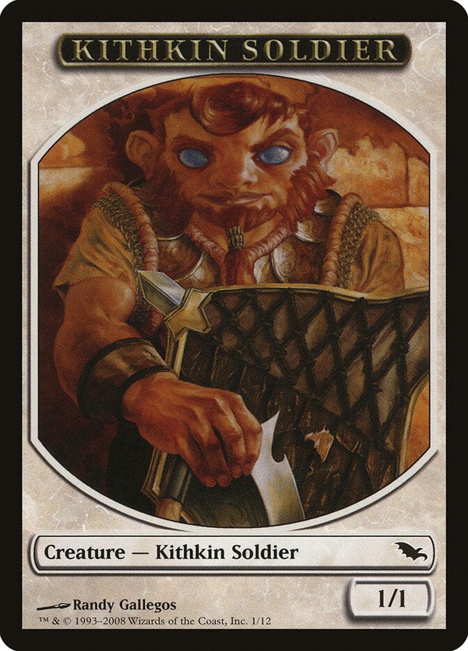 Kithkin Soldier [Shadowmoor Tokens] MTG Single Magic: The Gathering  | Multizone: Comics And Games
