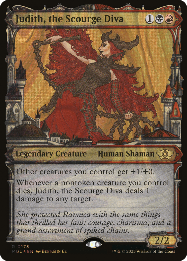 Judith, the Scourge Diva (Halo Foil) [Multiverse Legends] MTG Single Magic: The Gathering  | Multizone: Comics And Games