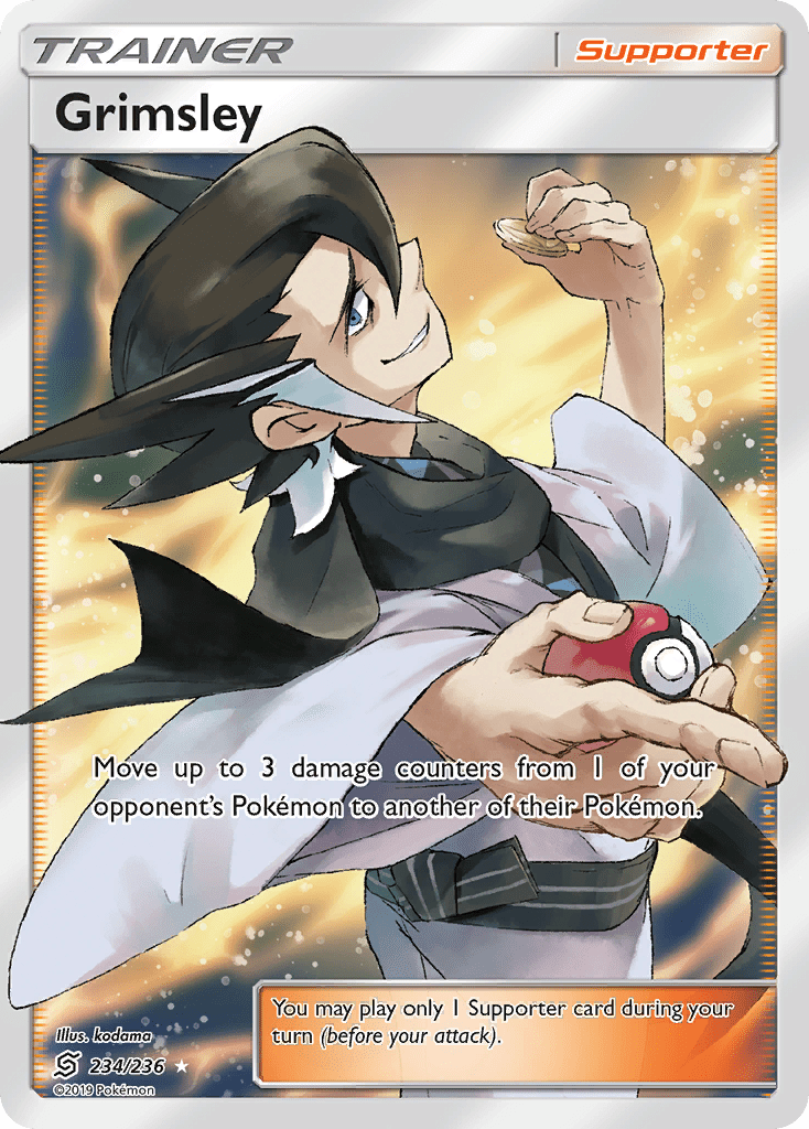 Grimsley (234/236) [Sun & Moon: Unified Minds] Pokemon Single Pokémon  | Multizone: Comics And Games