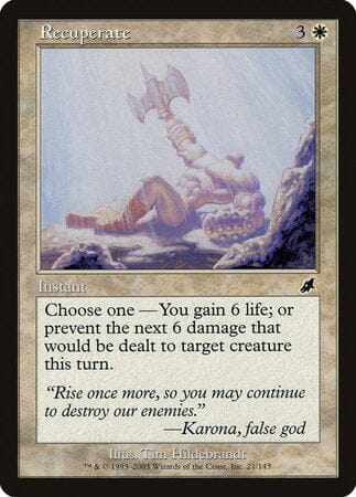 Recuperate [Scourge] MTG Single Magic: The Gathering  | Multizone: Comics And Games