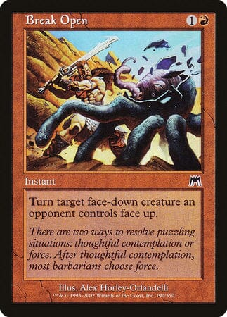 Break Open [Onslaught] MTG Single Magic: The Gathering  | Multizone: Comics And Games