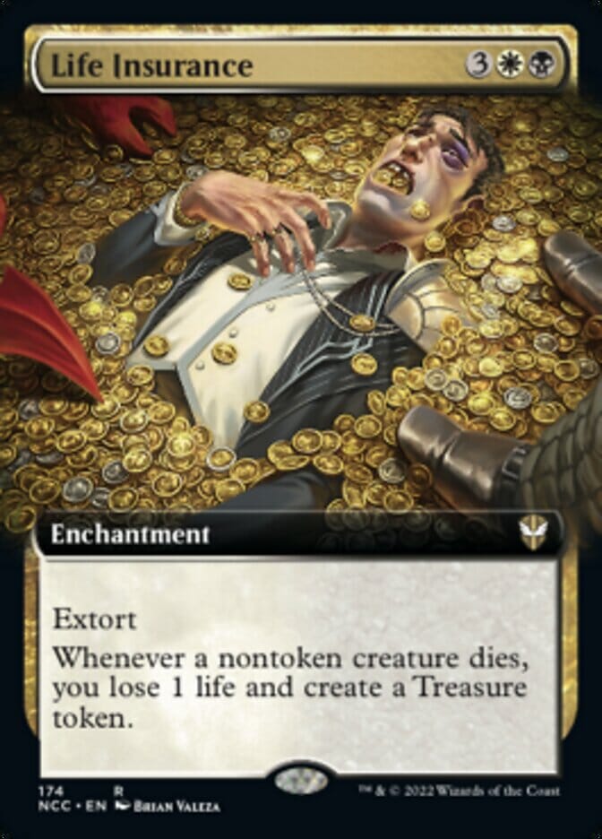 Life Insurance (Extended Art) [Streets of New Capenna Commander] MTG Single Magic: The Gathering  | Multizone: Comics And Games