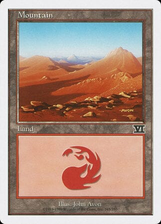 Mountain (345) [Classic Sixth Edition] MTG Single Magic: The Gathering  | Multizone: Comics And Games