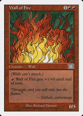 Wall of Fire [Classic Sixth Edition] MTG Single Magic: The Gathering  | Multizone: Comics And Games