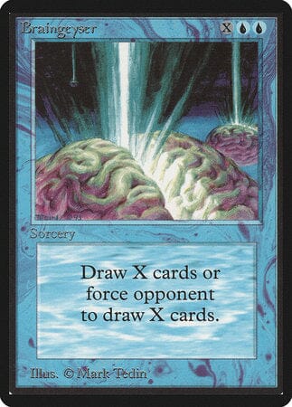 Braingeyser [Limited Edition Beta] MTG Single Magic: The Gathering  | Multizone: Comics And Games