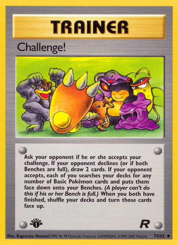Challenge! (74/82) [Team Rocket 1st Edition] Pokemon Single Pokémon  | Multizone: Comics And Games