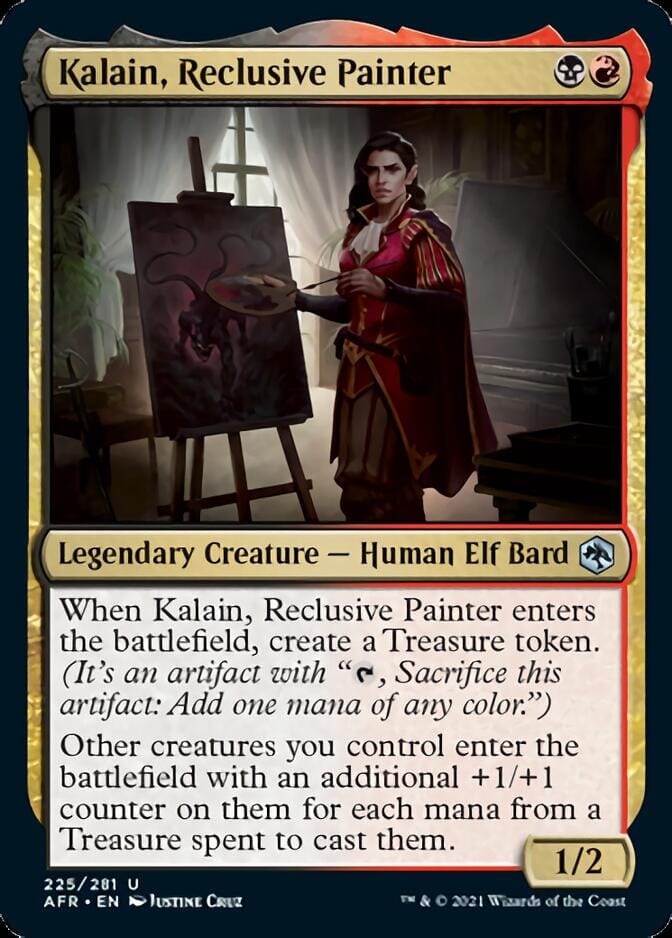Kalain, Reclusive Painter [Dungeons & Dragons: Adventures in the Forgotten Realms] MTG Single Magic: The Gathering  | Multizone: Comics And Games