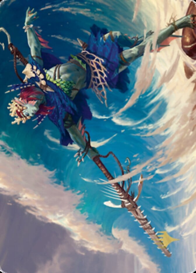 Tazeem Roilmage Art Card (Gold-Stamped Signature) [Zendikar Rising Art Series] MTG Single Magic: The Gathering  | Multizone: Comics And Games