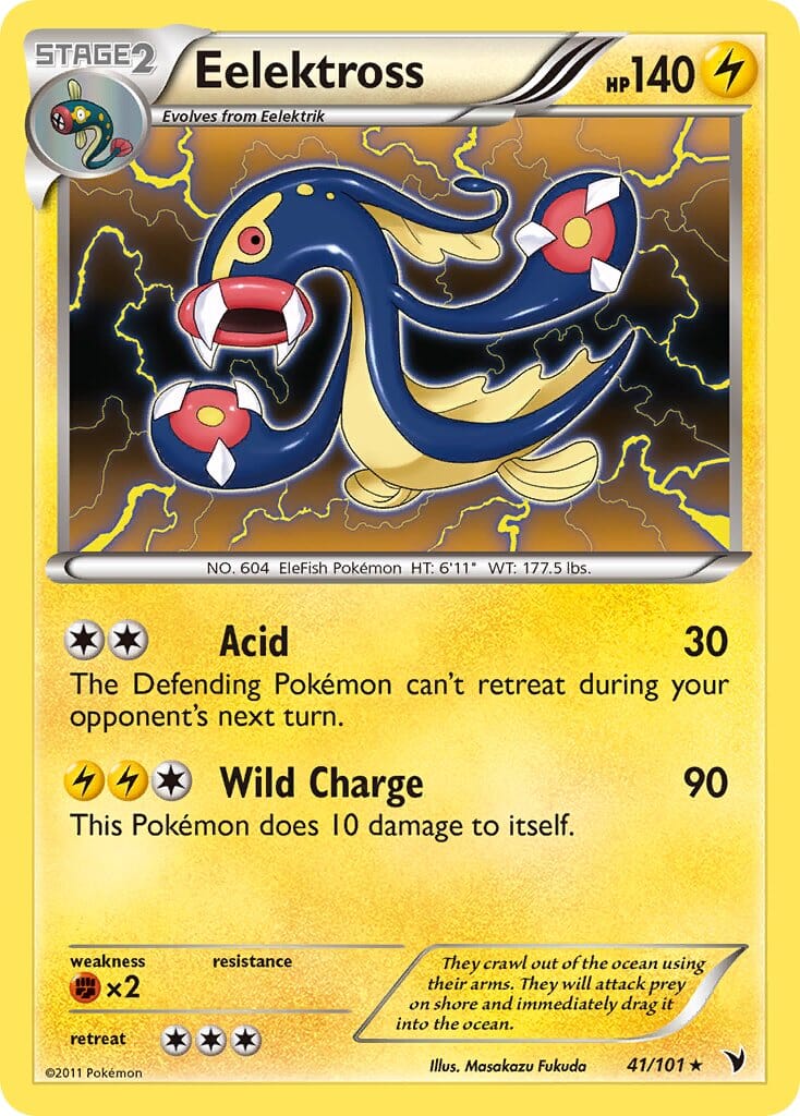 Eelektross (41/101) (Theme Deck Exclusive) [Black & White: Noble Victories] Pokemon Single Pokémon  | Multizone: Comics And Games
