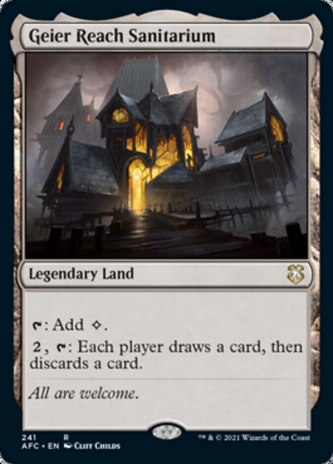 Geier Reach Sanitarium [Dungeons & Dragons: Adventures in the Forgotten Realms Commander] MTG Single Magic: The Gathering  | Multizone: Comics And Games