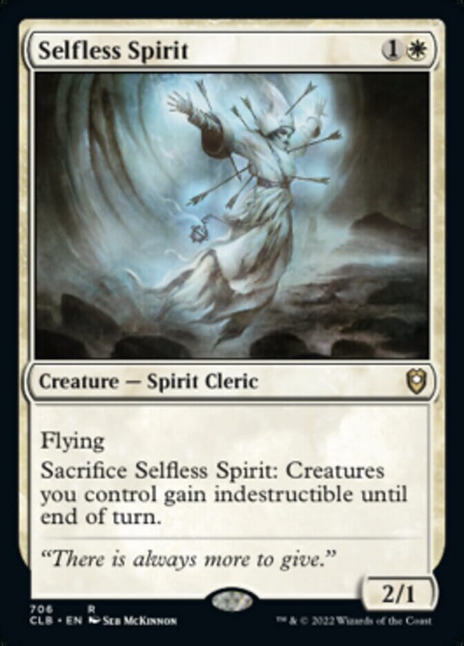 Selfless Spirit [Commander Legends: Battle for Baldur's Gate] MTG Single Magic: The Gathering  | Multizone: Comics And Games